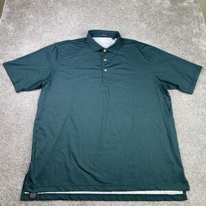 Turtleson Polo Shirt Men’s 2XL Green Short Sleeve Performance Golf
